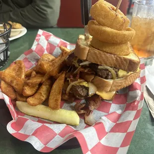 Double Decker Texas Burger