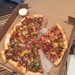 The rock &amp; roll pizza, AMAZING