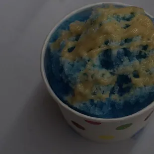 Shave Ice topped with condensed milk *1/7/23