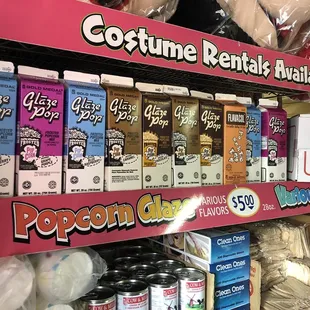 Popcorn glaze various flavors *4/1/22