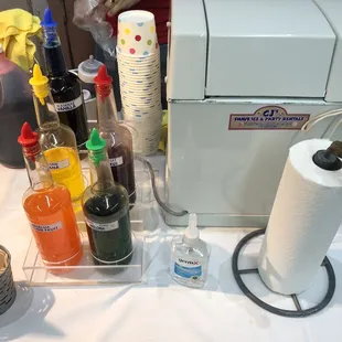 Shave ice station *8/20/22 1st Birthday at Waipio Okinawa center