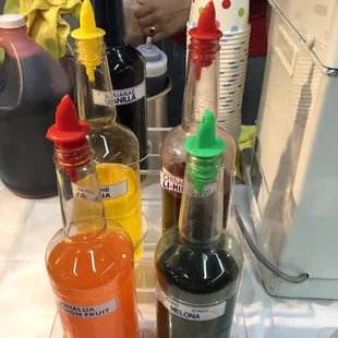 Flavors flavors for shave ice *8/20/22 1st Birthday at a Waipio Okinawa center