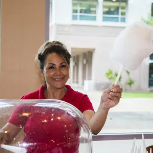 Perfect size cotton candy