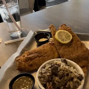 MJ's Fish  Roughy Dirty Rice Small