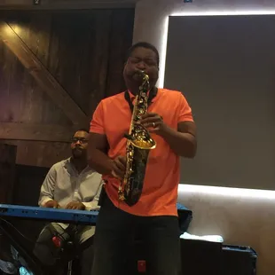 Mike Hamilton is great! Enjoyed the food and drinks too.
