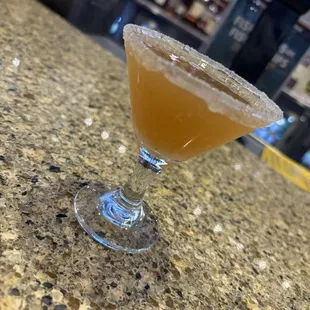 Side car drink.. Too cute tough