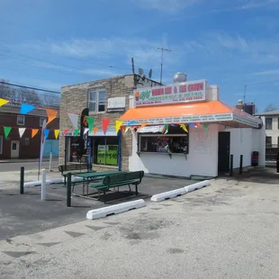 a small ice cream shop