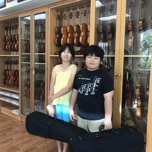 My kids bought 3/4 violins!