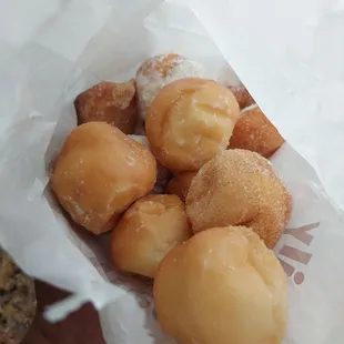 Donut holes $2.95 for a dozen