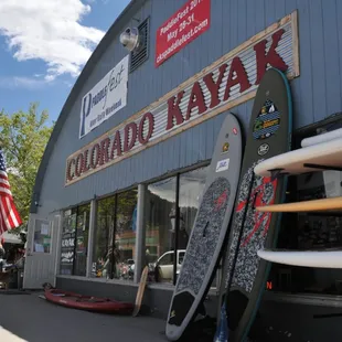 The CKS retail store is open March - October for paddlers from all over the world.
