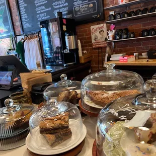 Baked goods at the coffee bar