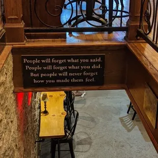 Stairs to lower level