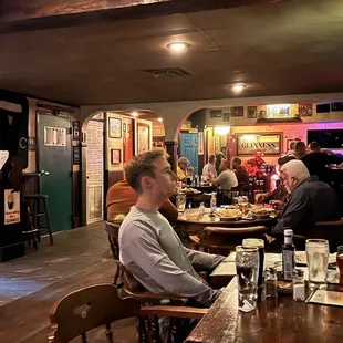 Inside with live band Fridays