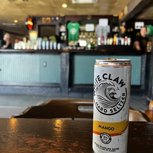 a can of clam beer