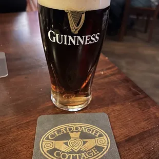 A perfect Imperial pint of Guinness Stout