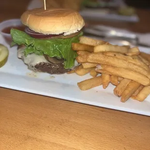 $7 burger night is on Wednesdays (toppings are extra)