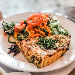 Asparagus quiche