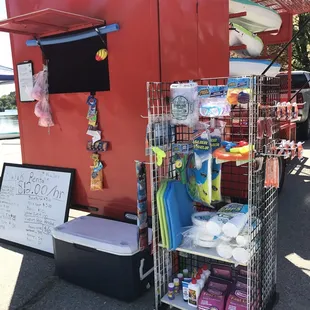 Lots of supply's you'll need for a day at the lake