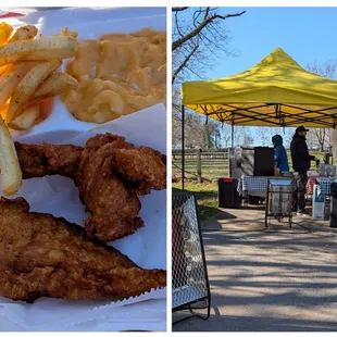 Gus's fried chicken at Claiborne open house