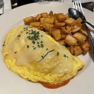 Ham & Hollandaise Omelet