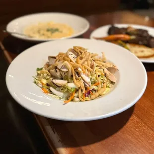 Asian grilled chicken salad