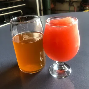 Cherry Lemonade Seltzer Slushy