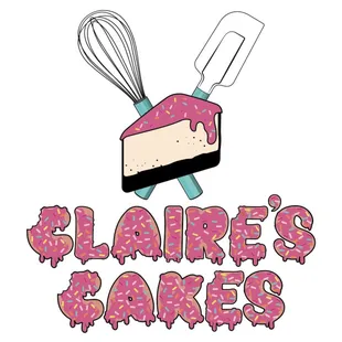 a piece of cake with sprinkles and a whisk