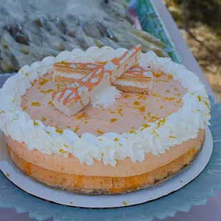 Orange creamsicle cheesecake