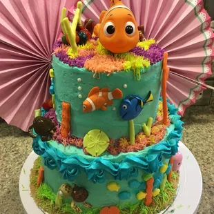 Custom Nemo Cake