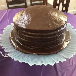 12 layer chocolate cake