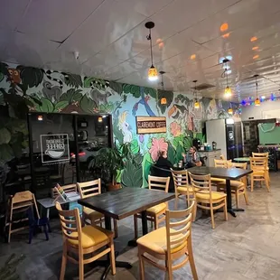 Inside view of cafe