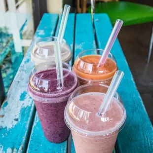 Smoothies made fresh and to order.