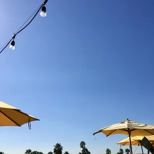 oceanfront dining area