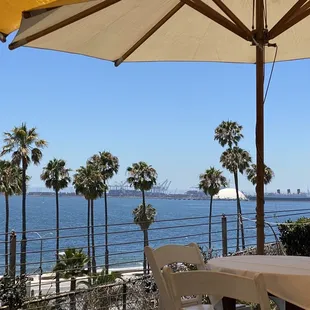 View from the restaurant