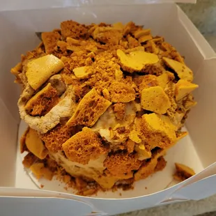 6" Mocha Crunch Cake ($30)