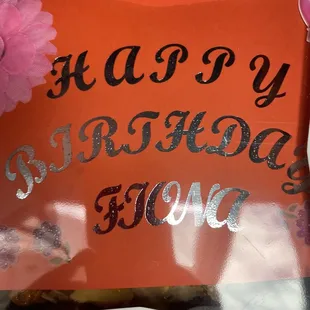 Picked up the yummy cake !!