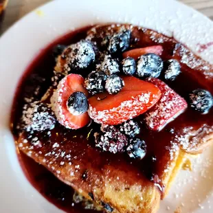 (Pass) Blackberry stuffed french toast