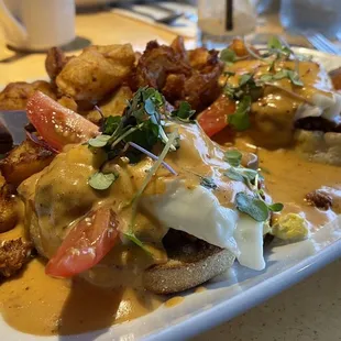 Chorizo Benedict Special.