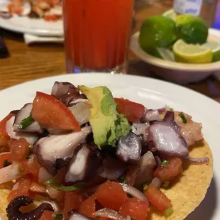 SEAFOOD TOSTADA