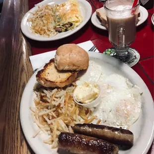 Breakfast with Irish coffee