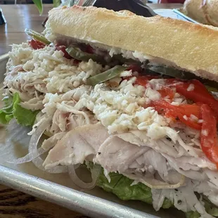 The turkey sandwich.