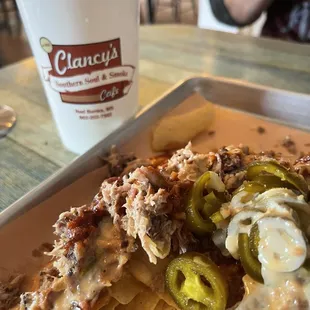 BBQ Nachos... do it.