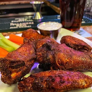 Blackened Dry Rub Wings