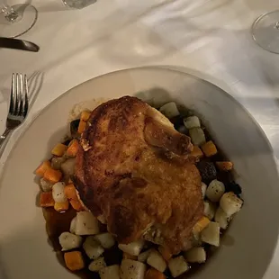 This chicken had an amazing crispy skin and the meat was so flavorful!