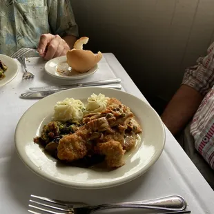 Veal with Crawfish and Bernaise