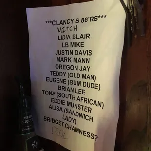 An 86 list explaining people by their nationality