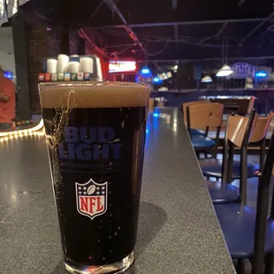 Nice selection of beers and a real nice bar