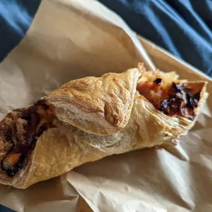 Ham and cheese empanada