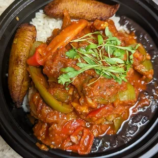 pop-up at Delirama: enchilado de camarones