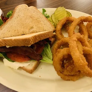 BLT with Onion Rings
